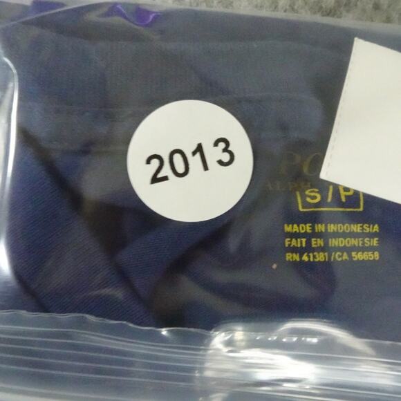 Polo Ralph Lauren T Shirt Mens Small V Neck Rustic Navy Blue Red Pony Cotton U - Picture 12 of 12